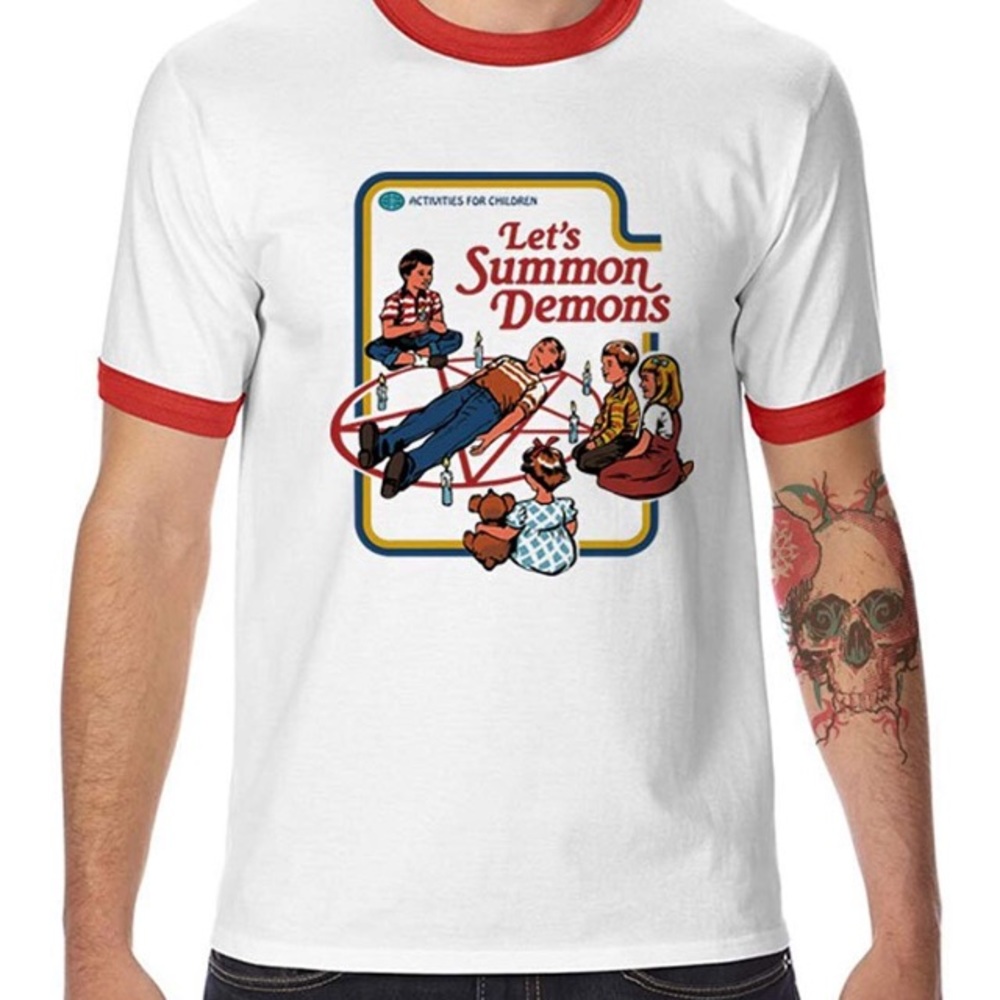Let’s Summon Demons Ringer Shirt